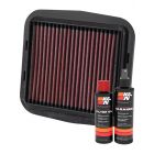 K&N Air Filter DU-1112 + Recharge Kit
