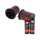 K&N Air Filter E-0668 + Recharge Kit