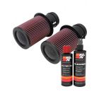 K&N Air Filter E-0669 + Recharge Kit