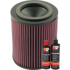 K&N Air Filter E-1023 + Recharge Kit