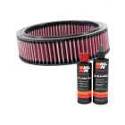 K&N Air Filter E-1100 + Recharge Kit