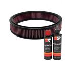 K&N Air Filter E-1570 + Recharge Kit