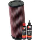 K&N Air Filter E-1986 + Recharge Kit