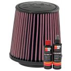 K&N Air Filter E-1987 + Recharge Kit