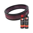 K&N Air Filter E-2872 + Recharge Kit