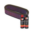 K&N Air Filter E-2990 + Recharge Kit