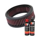 K&N Air Filter E-3225 + Recharge Kit
