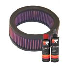 K&N Air Filter E-3260 + Recharge Kit