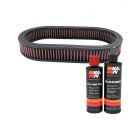 K&N Air Filter E-3515 + Recharge Kit