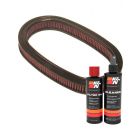 K&N Air Filter E-9172 + Recharge Kit
