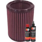 K&N Air Filter E-9183 + Recharge Kit