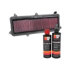 K&N Air Filter HA-1018 + Recharge Kit