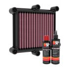 K&N Air Filter HA-1121 + Recharge Kit