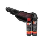K&N Air Filter HA-1218 + Recharge Kit