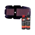 K&N Air Filter HA-6501 + Recharge Kit
