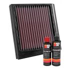 K&N Air Filter KA-0009 + Recharge Kit