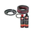K&N Air Filter KA-1596 + Recharge Kit