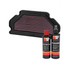 K&N Air Filter KA-6003 + Recharge Kit