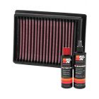 K&N Air Filter KT-1113 + Recharge Kit