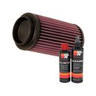 K&N Air Filter PL-1003 + Recharge Kit