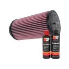 K&N Air Filter PL-2417 + Recharge Kit
