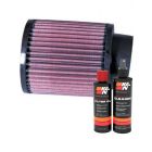 K&N Air Filter RB-0910 + Recharge Kit