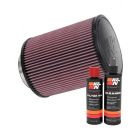 K&N Air Filter RD-1460 + Recharge Kit