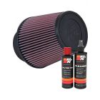 K&N Air Filter RE-0950 + Recharge Kit