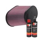 K&N Air Filter RE-1040 + Recharge Kit
