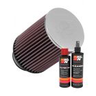 K&N Air Filter RF-1030 + Recharge Kit