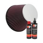 K&N Air Filter RF-1048 + Recharge Kit