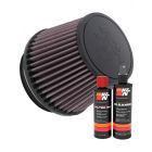 K&N Air Filter RU-1005 + Recharge Kit
