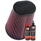 K&N Air Filter RU-1021 + Recharge Kit