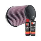K&N Air Filter RU-1032 + Recharge Kit