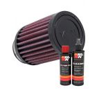 K&N Air Filter RU-1280 + Recharge Kit