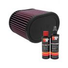 K&N Air Filter RU-1500 + Recharge Kit