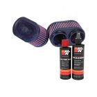K&N Air Filter RU-2922 + Recharge Kit