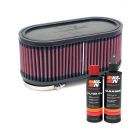 K&N Air Filter RU-2970 + Recharge Kit
