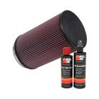 K&N Air Filter RU-3040 + Recharge Kit