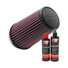 K&N Air Filter RU-3130 + Recharge Kit