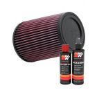 K&N Air Filter RU-3530 + Recharge Kit