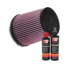 K&N Air Filter RU-4550 + Recharge Kit