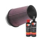 K&N Air Filter RU-4680 + Recharge Kit