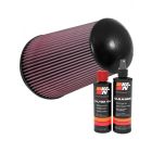K&N Air Filter RU-5064 + Recharge Kit