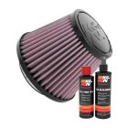 K&N Air Filter RU-5128 + Recharge Kit