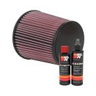 K&N Air Filter RU-5283 + Recharge Kit