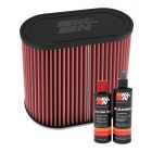 K&N Air Filter RU-6104 + Recharge Kit