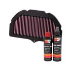 K&N Air Filter SU-1005 + Recharge Kit