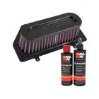 K&N Air Filter SU-1017R + Recharge Kit