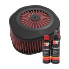 K&N Air Filter SU-4518XD + Recharge Kit